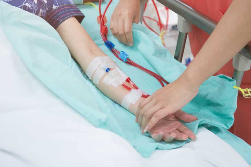 Kidney hemodialysis