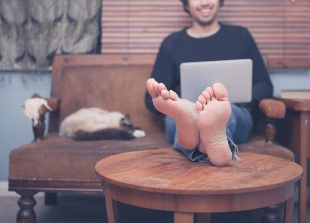 men pedicure